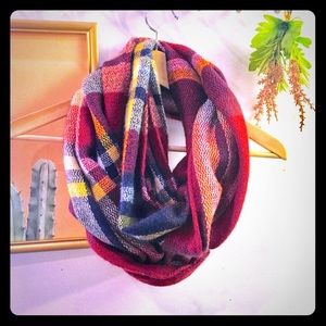Plaid Infinity Scarf